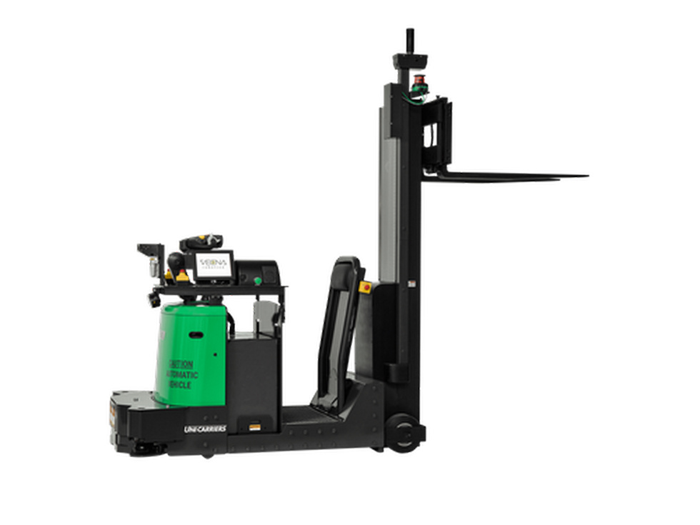 Autonomous Counterbalanced Fork Truck by Vecna Robotics