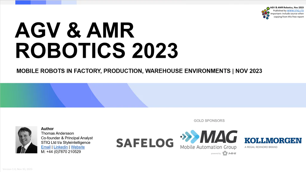 Market Report: AGV & AMR Robotics 2023