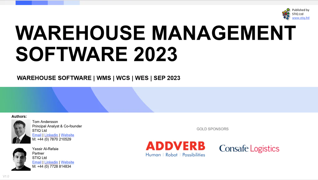 Market Report: WMS Software 2023